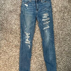 American Eagle Distressed Skinny Jeans